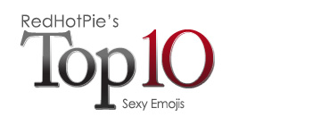 Top Ten Top Ten Sexy Emojis banner title
